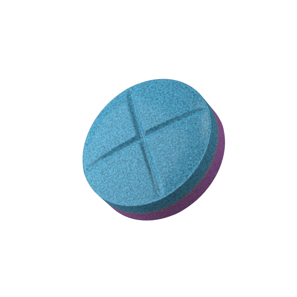 70mg 7-Hydroxy Tablets - Grape + Blueberry - 7