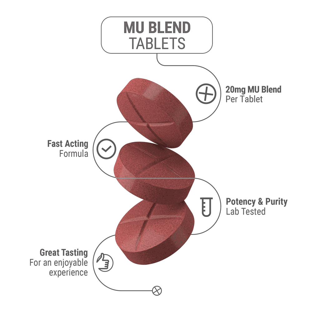 20mg MU Blend Tablets - Mixed Berry - 5