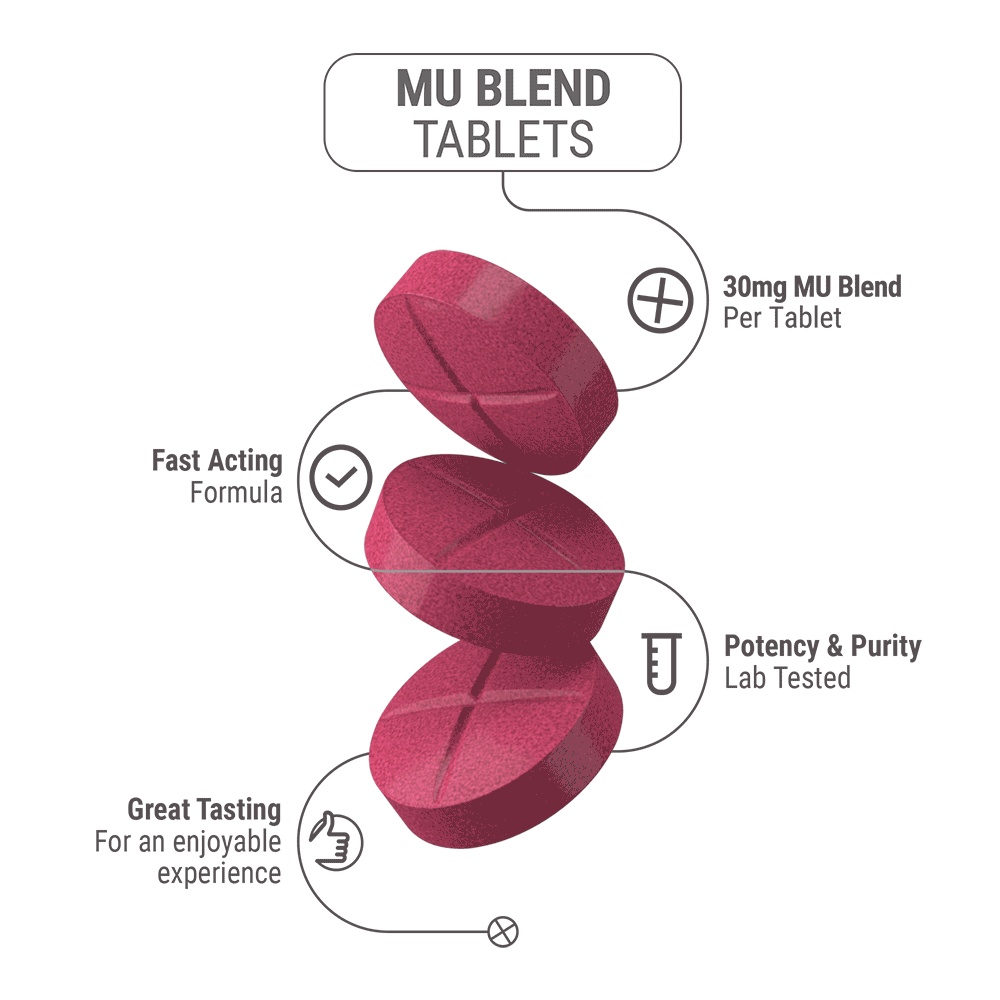 30mg MU Blend Tablets - Strawberry - 5