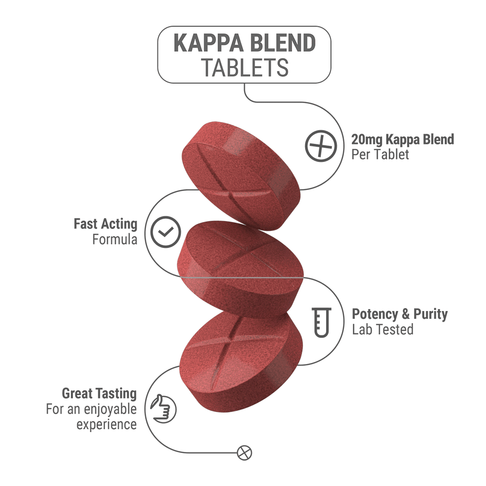 20mg Kappa Blend Tablets - Fruit Punch - 5