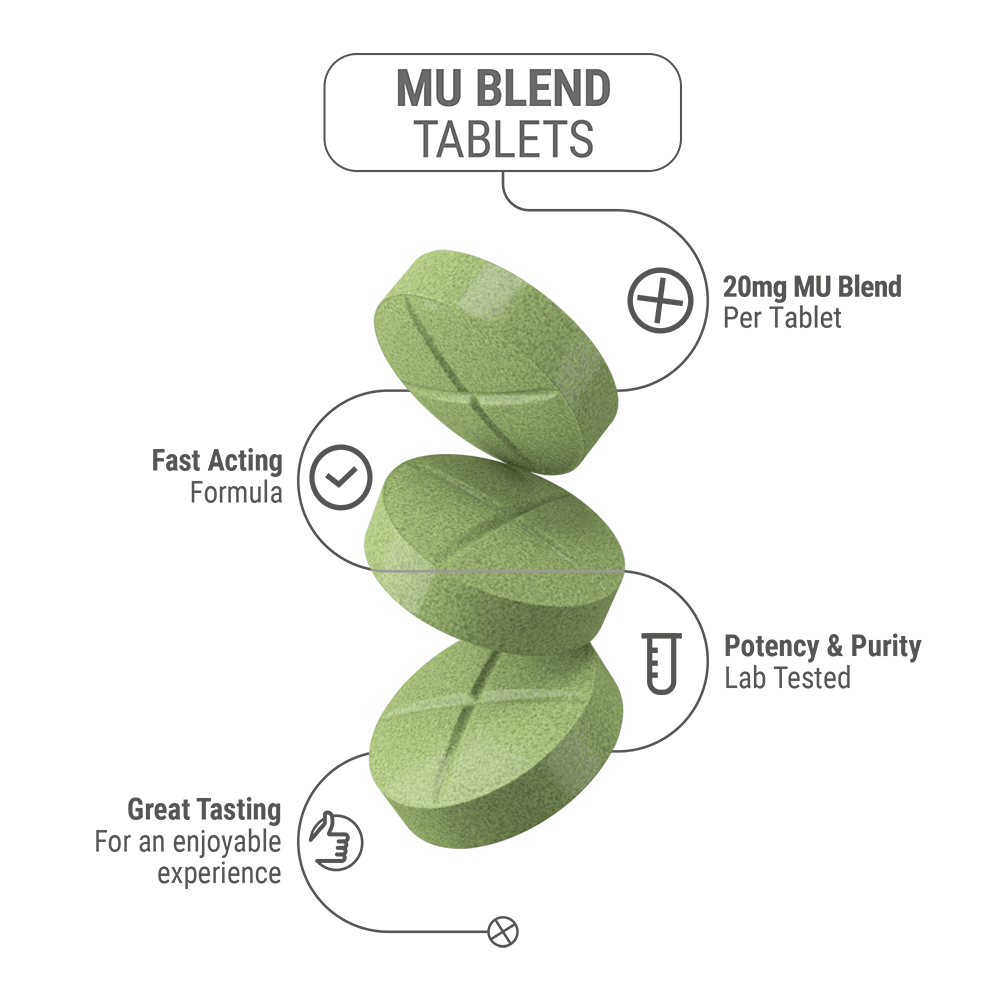 20mg MU Blend Tablets - Green Apple - 5