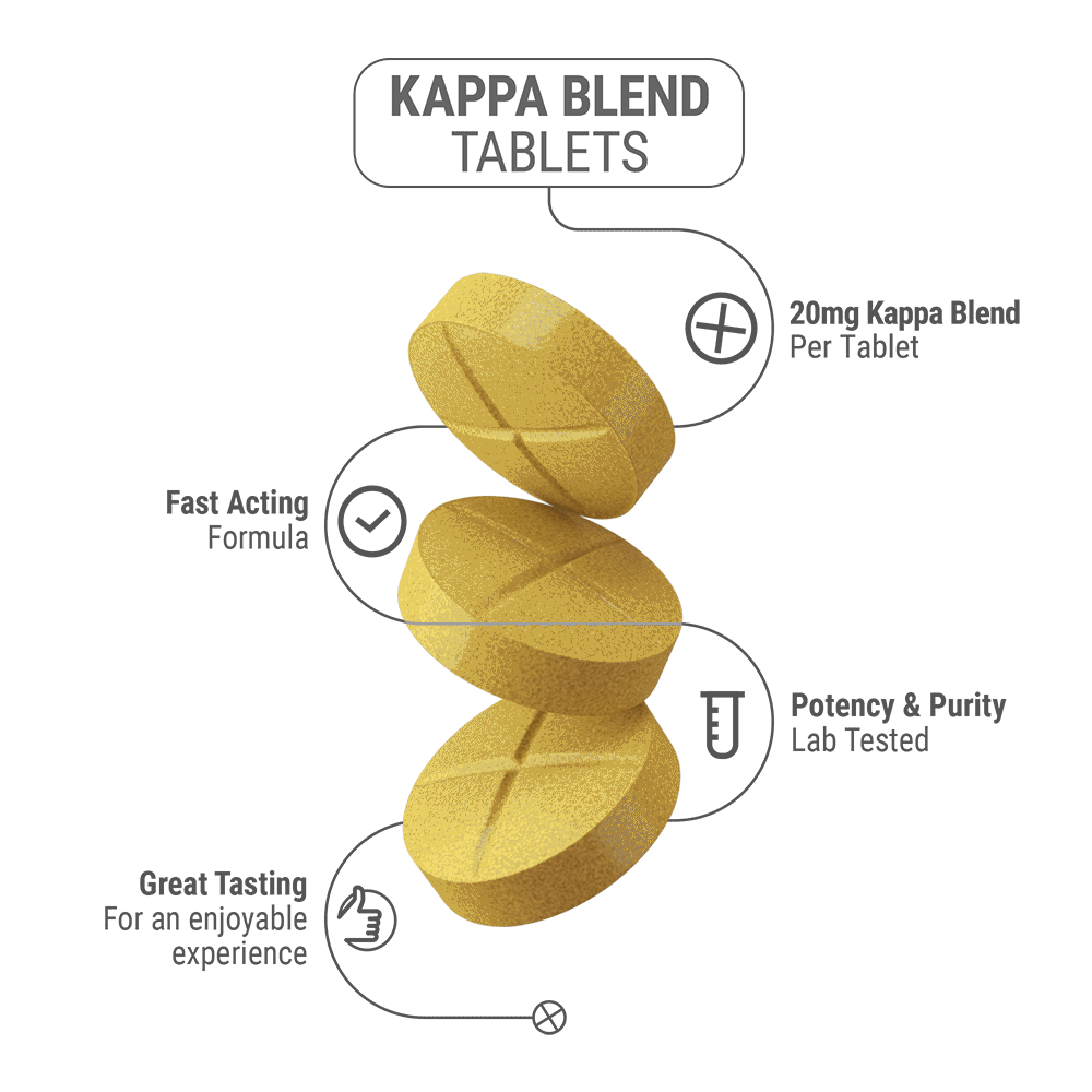 20mg Kappa Blend Tablets - Pineapple - 5