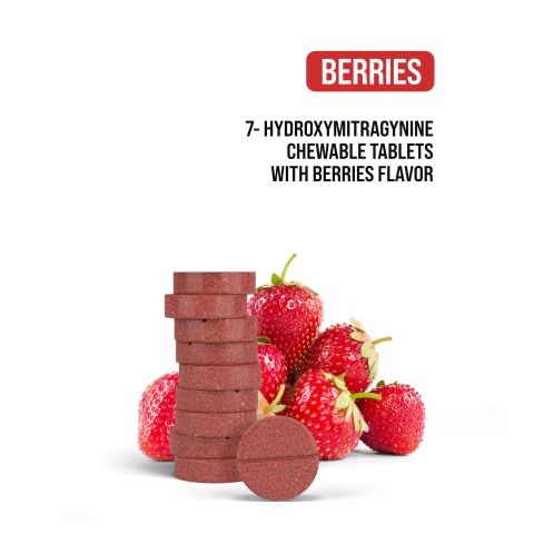 30mg 7-Hydroxy Tablets - Berries - Thumbnail 5
