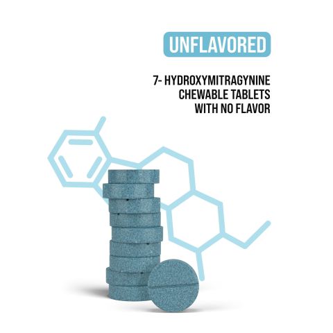 20mg 7-Hydroxy Tablets - Unflavored - Thumbnail 5