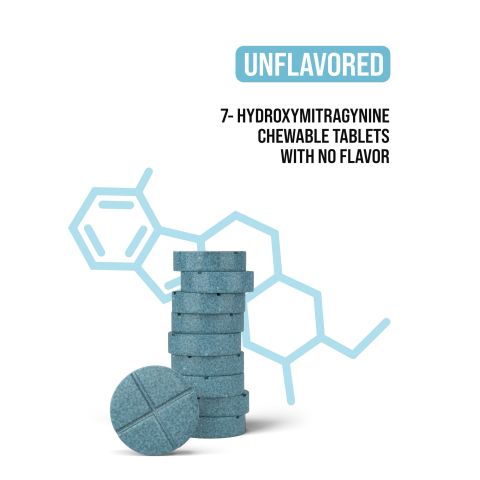90mg 7-Hydroxy Tablets - Unflavored - Thumbnail 5