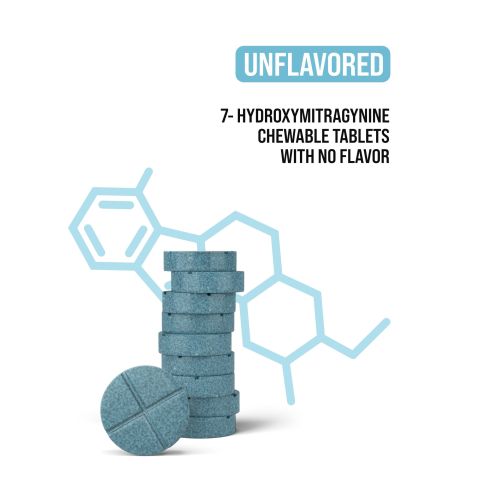 70mg 7-Hydroxy Tablets - Unflavored - Thumbnail 5