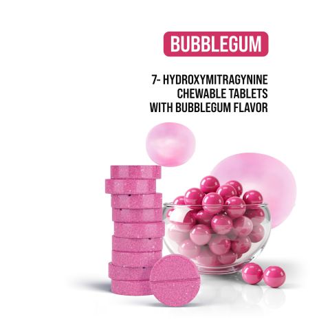30mg 7-Hydroxy Tablets - Bubble Gum - Thumbnail 2