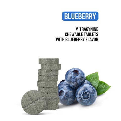 100mg Kratom Extract MIT-100 Tablets - Blueberry - Thumbnail 5