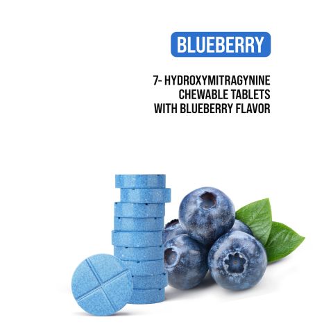 70mg 7-Hydroxy Tablets - Blueberry - Thumbnail 5