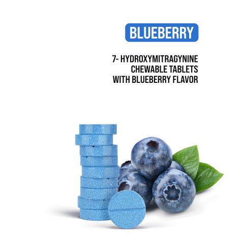 30mg 7-Hydroxy Tablets - Blueberry - Thumbnail 5