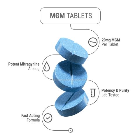 20mg MGM-15 Tablets - Blueberry - Thumbnail 4