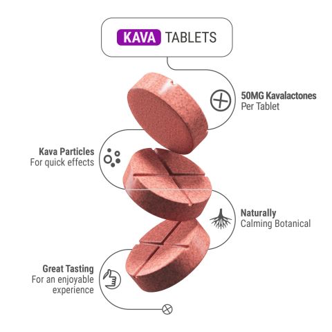 50mg Kava Nano Tablets - Raspberry - Thumbnail 5