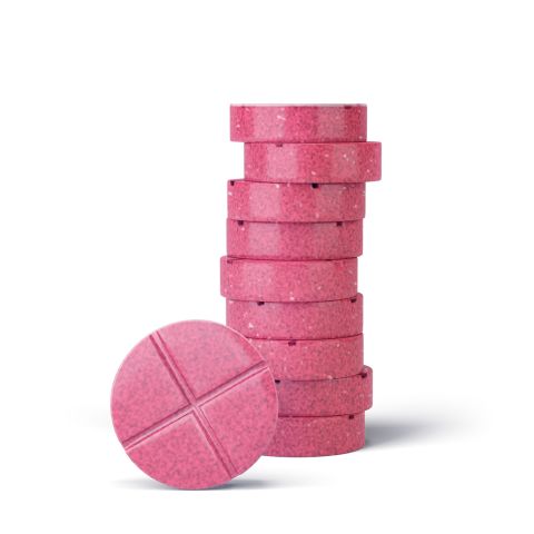 50mg Full Spectrum Cannabidiol Tablets - Strawberry - Thumbnail 1