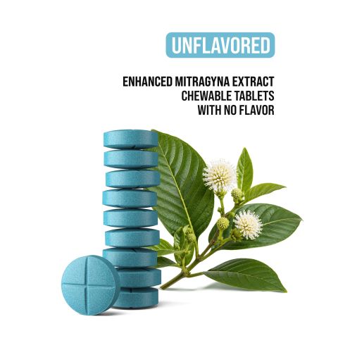 20mg Enhanced Mitragyna Extract Tablets - Unflavored - Thumbnail 4