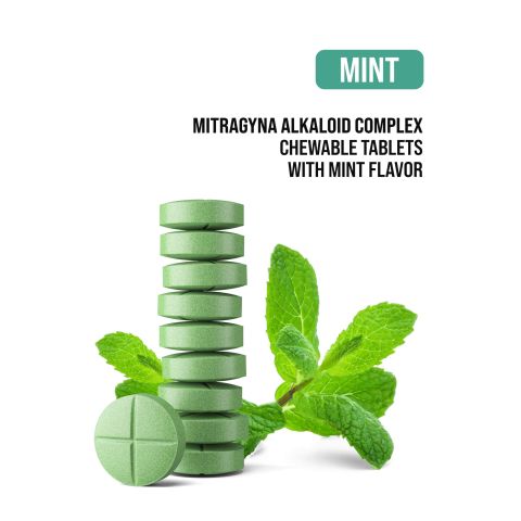30mg Mitragyna Alkaloid Complex Tablets - Mint - Thumbnail 4