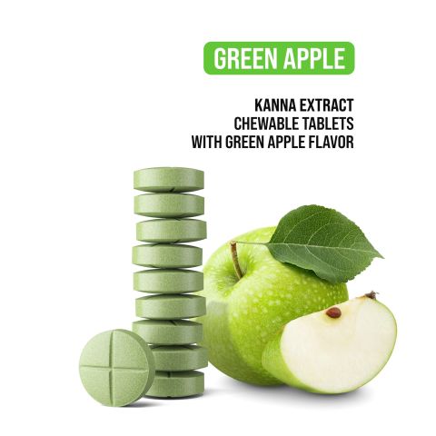 150mg Kanna Extract Tablets - Green Apple - Thumbnail 4