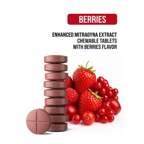 20mg Enhanced Mitragyna Extract Tablets - Berries - Thumbnail 4