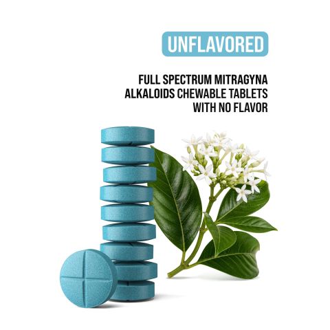 20mg Full Spectrum Mitragyna Alkaloids Tablets - Unflavored - Thumbnail 4
