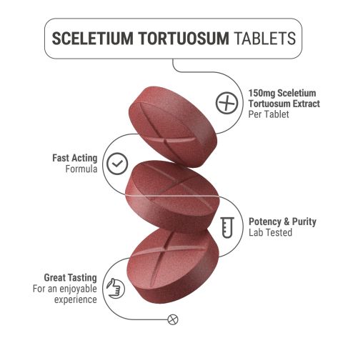 150mg Sceletium Tortuosum Extract Tablets - Mixed Berry - Thumbnail 5
