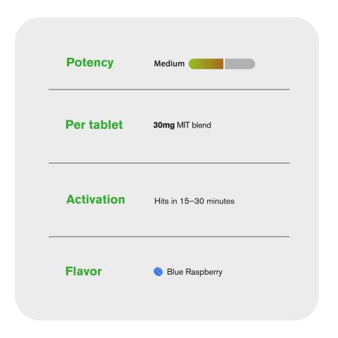 30mg MIT Blend Tablets - Blue Razz - Thumbnail 7