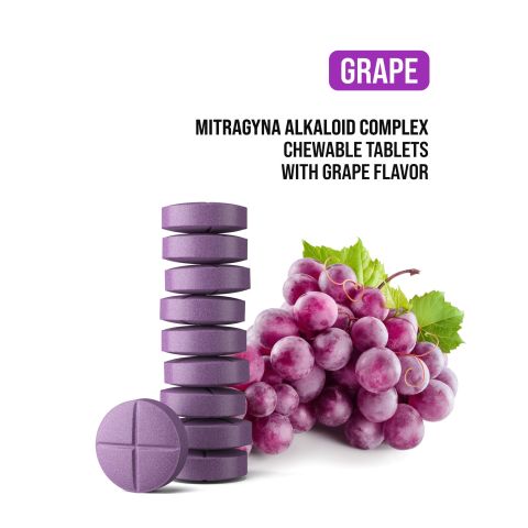 30mg Mitragyna Alkaloid Complex Tablets - Grape - Thumbnail 4
