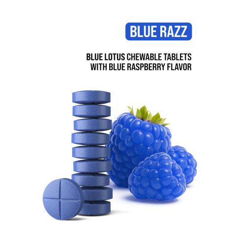 200mg Blue Lotus Extract Tablets - Blue Razz - Thumbnail 4