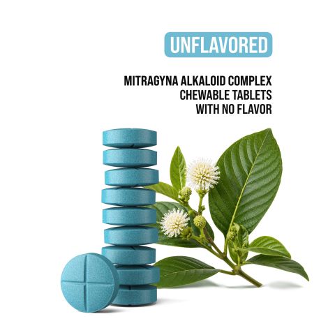 20mg Mitragyna Alkaloid Complex Tablets - Unflavored - Thumbnail 4