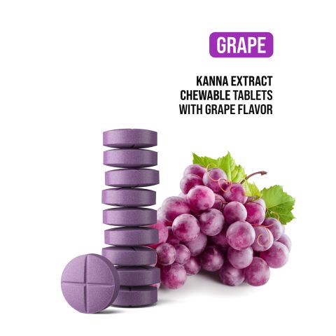 200mg Kanna Extract Tablets - Grape - Thumbnail 4