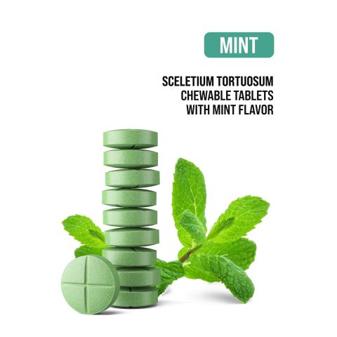 200mg Sceletium Tortuosum Extract Tablets - Mint - Thumbnail 4
