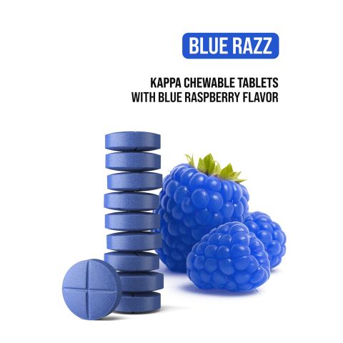 30mg Kappa Blend Tablets - Blue Razz - Thumbnail 4