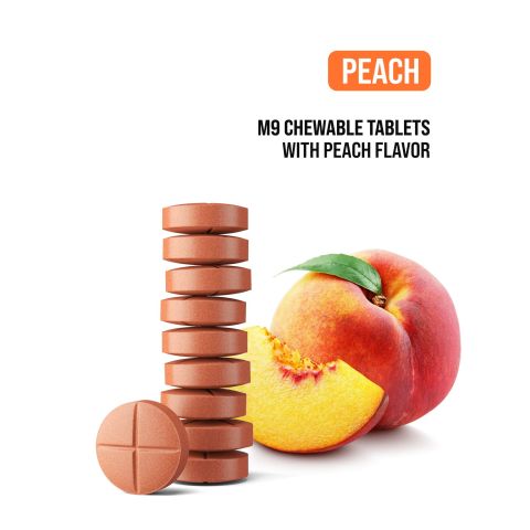 30mg M9 Blend Tablets - Peach - Thumbnail 4