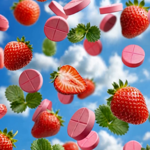 25mg Cannabidiol Nano Tablets - Strawberry - Video Thumbnail 1